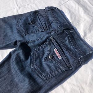 HUDSON DARKWASH BOOT CUT JEANS